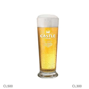 Castle Lager Beer Glass 500ML